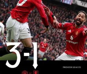 从第7到第3，只用了9轮！那个被骂最差的曼联，怎么就活了？|B费|卡里克|路易斯洛佩斯-费尔南德斯|布鲁诺·费尔南德斯|阿斯顿维拉_新浪体育_新浪新闻