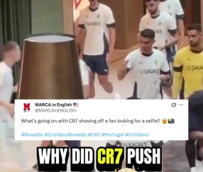 NFL直播-此前C罗推开想合影的球迷，唇语专家：C罗很生气，还说了f**k off